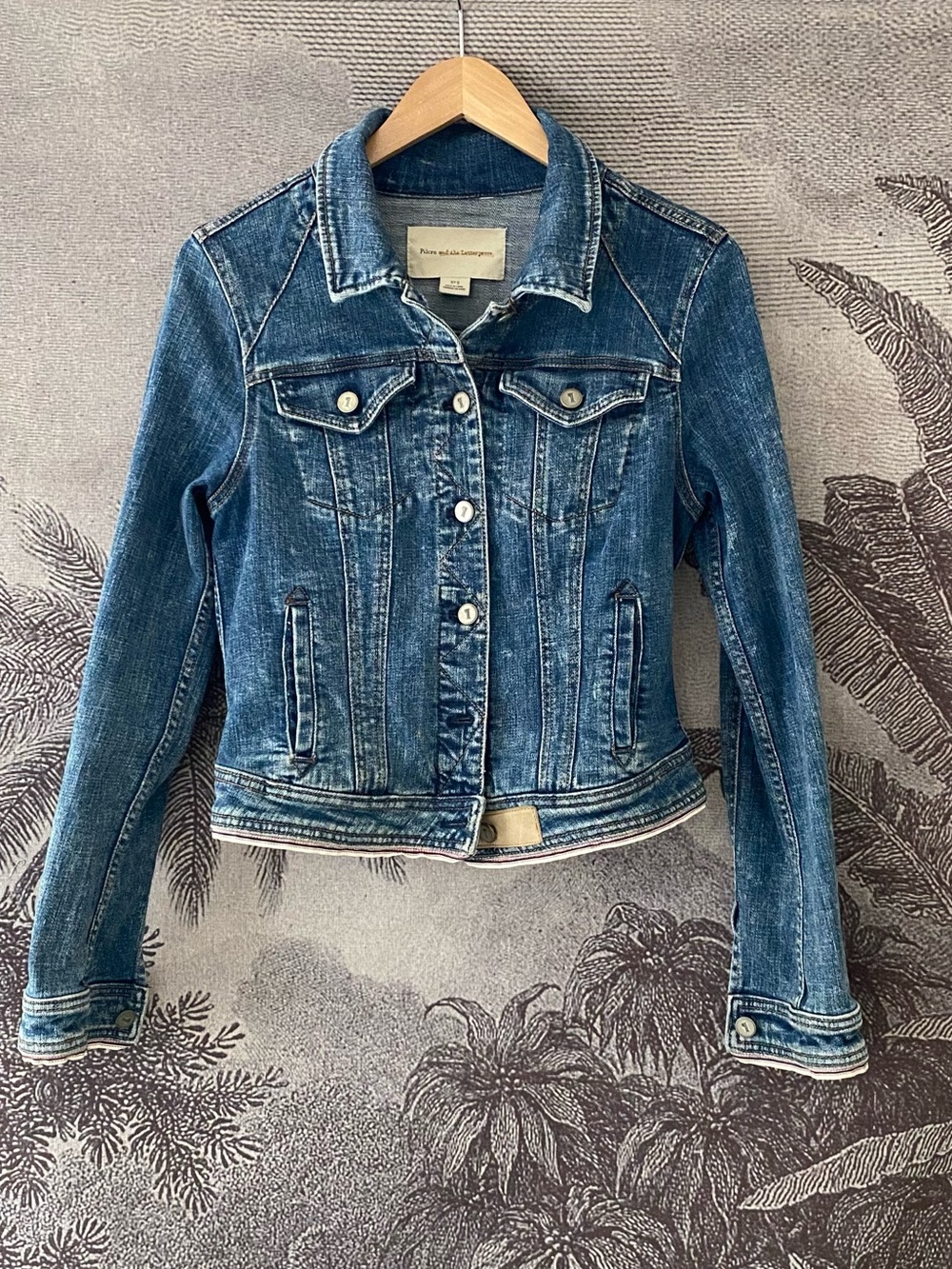 Original Pilcro and the Letterpress Avie indigo denim jacket, S